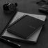 Maruman MNEMOSYNE Notebook, 8.27 x 5.83 Inches (A5), 7mm Ruled, 80 Sheets (N195A), Black