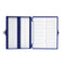 Heathrow Scientific HS15994M 100 Place Slide Box, Blue