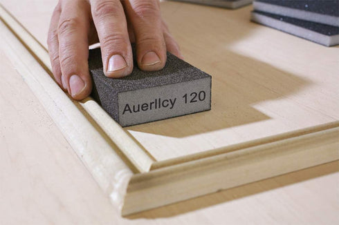 Auerllcy Sanding Sponge Assortment, Coarse/Medium/Fine/Superfine 4 Different Specifications, Washable and Reusable