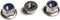 FullerKreg Pack of 25 M5 x 0.8 DIN 6926 Hex Flange Nylon Insert Lock Nuts, 18-8 Stainless Steel