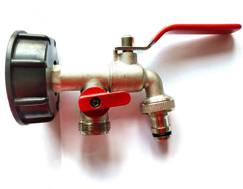 Coarse Thread IBC Water Tank S60X6 - 3/4" Hose & Range of Tap Outlet Fitting Connector Adapter