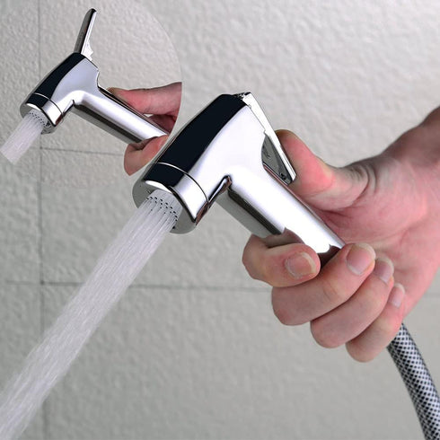 LikeHome Handheld Bidet Sprayer - Chrome Finish for Easy Cleaning