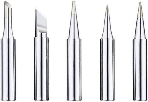 900M-T Soldering Iron Tips, 60 Watt Replacement for Electrical Soldering Station (B/2.4D/I/K/3C 5Pcs)