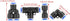 40Pcs Quick Connect Push in to Connect Water Tube Fitting, 1/4" Air Push Quick Fittings, 4 Shapes