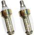 WeFoonLo Pack of 2, 8W 2800-3200k E14 LED Corn Bulb Energy Saving Candelabra