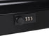 Cash Box with Combination Lock, Durable Metal Cash Box with Money Tray, Security Locker with Cable, Black