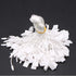 7" 1000 Pcs Hang Tag Nylon White String Snap Lock Pin Loop Fastener Hook Ties with Push Locker