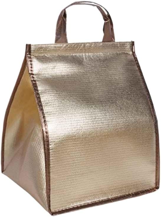 Generic 5pcs Insulated Take Out Bags Thermal Lunch Grocery Take Out Bags for