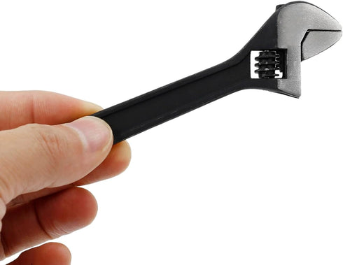 4" Mini Size Adjustable Spanner, Black Tiny Wrench Repair Hand Tool