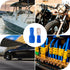 100PCS Spade Terminal 16-14 AWG Male Female Insulated Wire Connectors, Electrical Crimp Connectors (Blue/SPSL)