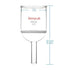 StonyLab Borosilicate Glass Buchner Filtering Funnel, Coarse Frit(G1), 94mm Inner-Diameter, 500ml