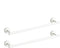 Newfun 24 Inch White Bathroom Towel Holder, 2Pcs Towel Racks for Bathroom