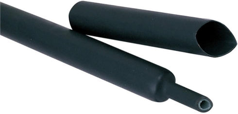 Black Heat Shrink Tubing 3:1 Shrinking Ratio Dual Wall Adhesive Lined Tube Roll Electrical Cable Wire Sleeving Dia
