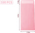 Cash Envelopes 100 packs 3.5x6.5 inches, pink envelopes, coin envelopes, seed envelopes, colored envelopes Cash, suitable for budgets, checks, coins, jewelry, small items by xflyxin