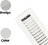 Precision Flow 2"x 10" Steel Floor Register - 2 Way Louvered Design,Glacier White Finish - Premium Home Vent Covers, Durable & Decorative - Fits 2"x10" Duct Openings, Easy Installation