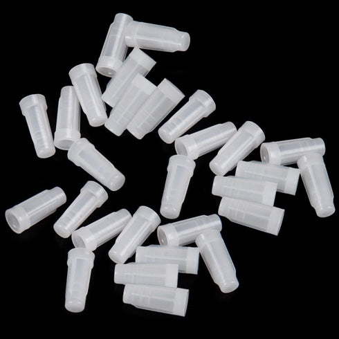 50pcs Luer Lock Syringe Tip Caps Disposable Plastic Syringe Cap for Liquid Sampling in Laboratory