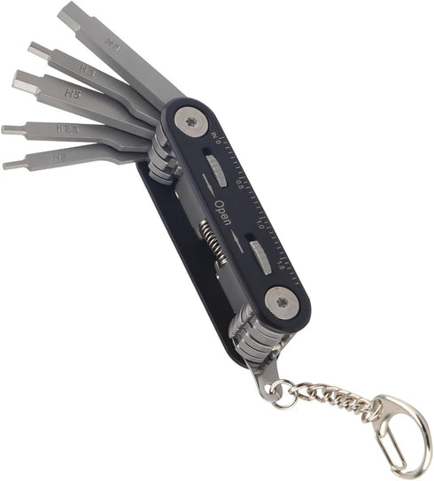 Folding Tool Set with Screwdrivers and Hex Key Wrenches, 10-in-1 Multi-tool for Photography, Household, Automobile