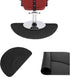 Pinikuyiro 3'x4.5' 1/2" Salon Mat for for Hairstylist Barber Shop Anti-Fatigue Salon Standing Chair Mat,Black Semi