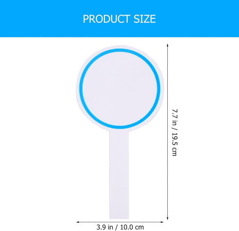 Dry Erase Paddle Board Dry Erase Answer Paddles 6Pcs Handheld Double Sided Paddles Mini White Boards Small White Board Dry Erase Signs for Classroom Judges Score Paddles by STOBOK