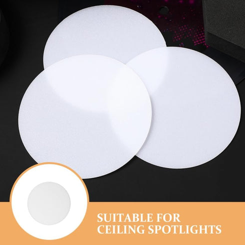4pcs 5" (5.27Inch) Ceiling Light Diffuser Shades, Plastic Round Spotlight Diffuser Anti-Glare Downlight Covers Eye