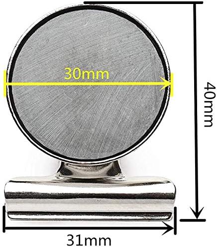VNDUEEY 20 Pack Fridge Magnets, Strong Magnetic Clips for Refrigerator, Heavy Duty Paper Clips for Home, School, Office