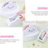 Girls Tape Dispenser Set, Cute Cloud Tape Dispenser + Rainbow Tape, Tape Cutter for Office Desk