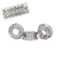 STORMCUBE M8x1.25mm DIN6923 Serrated Flange Nuts 20 Pack 304 Stainless Steel Hex Lock