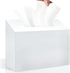 Wensdr Acrylic Hand Towel Box Cover Holder for Kleenex, Disposable Paper Hand Towels