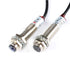 M12 Laser Collimator Photoelectric Switch M12JG-30N1 Laser Sensor Switch Semi Waterproof DC 20 Meters Distance Normally Open B-NPN-O Red Light