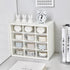Mini Desktop Drawer Box, 12 Compartments Plastic Desk Organizer for Office, School, Jewelry Storage