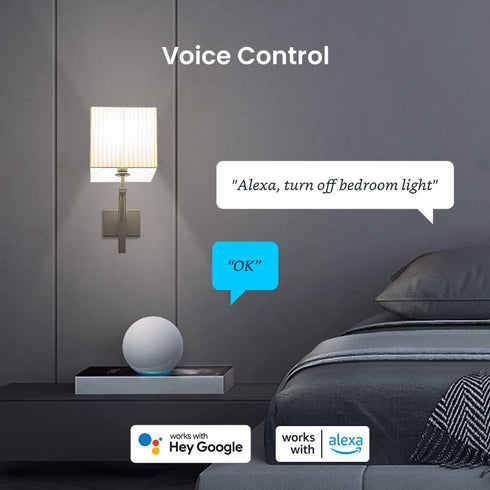 Broadlink FastCon Smart Bulb LB4E26, Color Changing with Music Sync, A19/E26/9W/800LM - 4 Pack