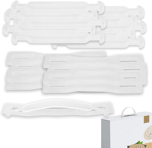 100 Sets Plastic Carrying Straps Cardboard Box Handles for Moving Boxes