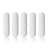 5 Pcs 30mm(1.18 inch) B PTFE Magnetic Stirrer Mixer Stir Bar, White Color for Laboratory Stir Plate