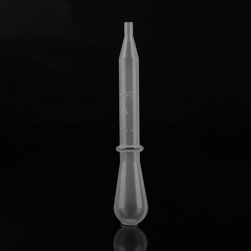 AUNMAS 100Pcs Plastic Transfer Dropping Pipette Eye Liquid Essential Oil Droppers with Rubber