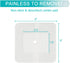 GoToHere 4"X 4", Pack 20 Feeding Tube Adhesive Wound Dressing Sponge Split Drain Bandage for Peg G J Supra-Pubic