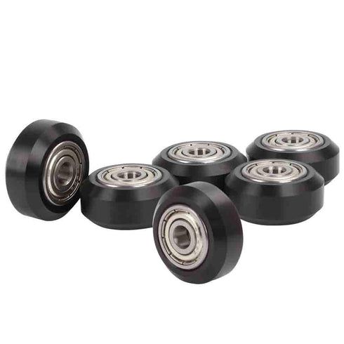 Creality 3D Printer POM Wheel Plastic Pulley Linear Bearing for Ender 3 Series and CR 10 Series (Pack of 10)