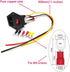 Rocker Switch Power Socket Inlet Module Plug with 4.9ft Power Cord and 10A Fuse Switch 10A 250V 3 Pin IEC320 C14