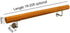 PAUANI 30-600cm 1ft/30cm Solid Wood Stairs Railing - Indoor Safety Non-Slip Handrails, Wall Mount Handrail W/Sturdy