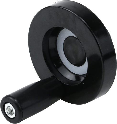 2PCS Hand Crank Revolving Handle, 63x8mm Hand Wheel M6 Thread for Lathe, Machine, Grinder (2.48")