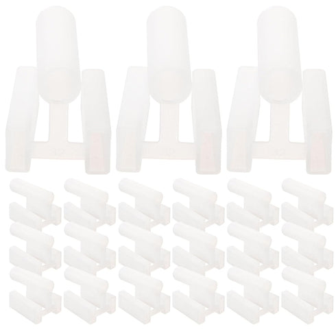 DOITOOL 100pcs 3 Prong Plug Cover, Plastic Socket Covers for Electrical Outlets, Easy Install Safety Caps