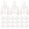 DOITOOL 100pcs 3 Prong Plug Cover, Plastic Socket Covers for Electrical Outlets, Easy Install Safety Caps