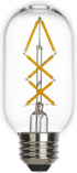Fishbone LED Filament Vintage Edison Light Bulbs, T45/T14 E26 4W Antique Tubular, 400LM 4000K, 6 Pack