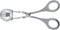 Yosoo Meatball Scoop, Stainless Steel Meatball Maker with Ergonomic Handle, Smooth Non