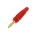 Qingdinu 40 4mm PCS New Plugs Pure Copper Gold Plated Musical Speaker Cable Wire Pin Banana Plug Connectors(Blue)
