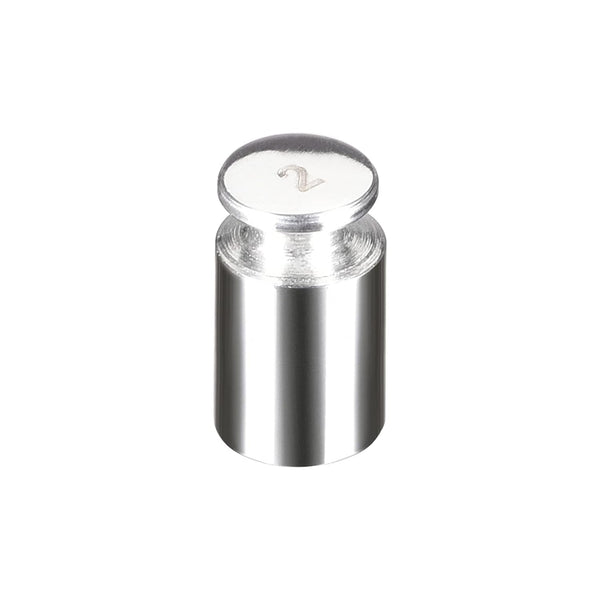 uxcell Gram Calibration Weight 2g F1 Precision Stainless Steel for Digital Balance Scales
