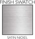 Design House 781815 Satin Nickel Scroll Door Lever, Dummy/Decorative