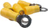 100PCS Yellow Insulated Ring Terminal Electrical Wire Crimp Connectors - Stud Size #10 for Cable