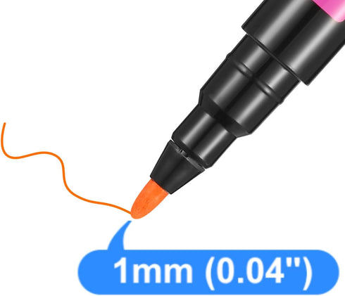 Magnetic Liquid Chalk Markers, 8 Pack, Wet Erase for Acrylic Calendar and Whiteboard