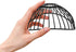 1 Bulb (C005) KUMGROT Pcs Mini Metal Wire Cage Hanging Pendant Lamp Shade Cover Guard Industrial Lamp Holders Ceiling