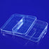 Scicalife 10 Sets Square Petri Dish with Lids, Plastic Material Container for School Lab Science Experiment